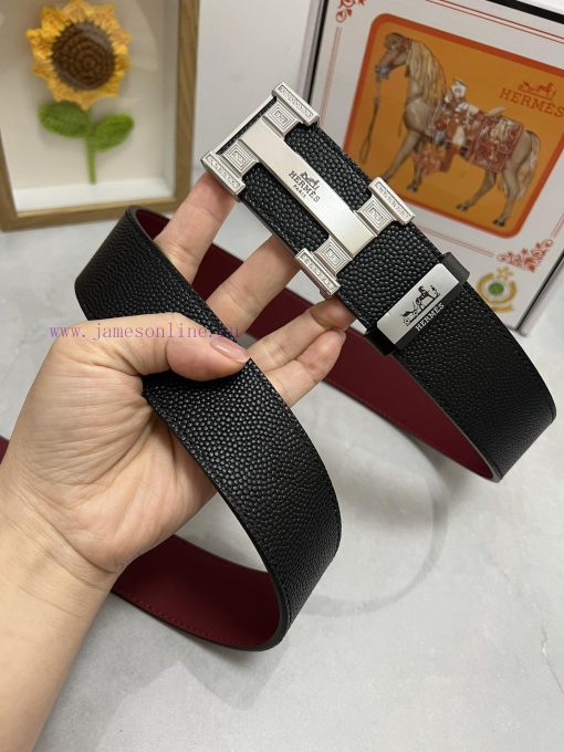 Hermes Hermès  Material: Leather Belt with 100% Head Layer. The leather belt is guaranteed t rb0ux5iz - Image 5