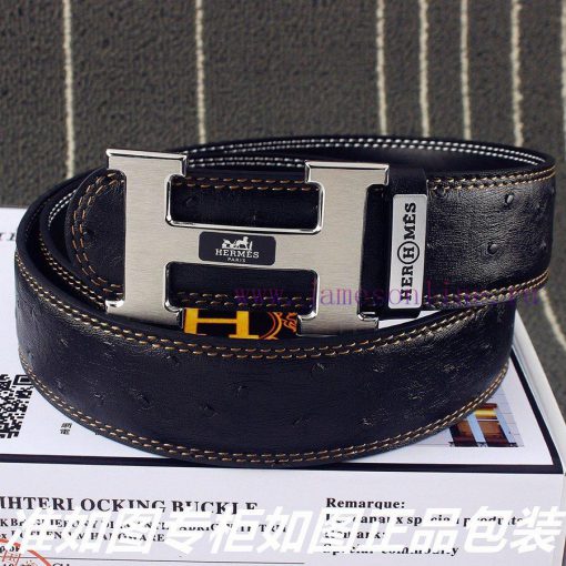 Hermes Her.. Mes ️ Ostrich patternIdentify and receive a punch as a giftMaterial: 100% head 30hj00gv - Image 4
