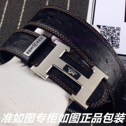 Hermes Her.. Mes ️ Ostrich patternIdentify and receive a punch as a giftMaterial: 100% head 30hj00gv - Image 8