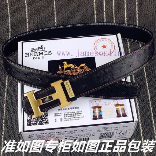 Hermes Her.. Mes ️ Ostrich patternIdentify and receive a punch as a giftMaterial: 100% head 30hj00gv - Image 9