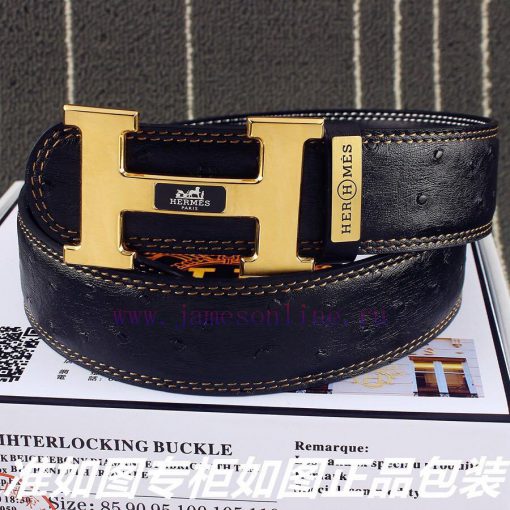 Hermes Her.. Mes ️ Ostrich patternIdentify and receive a punch as a giftMaterial: 100% head irld9qk3 - Image 3