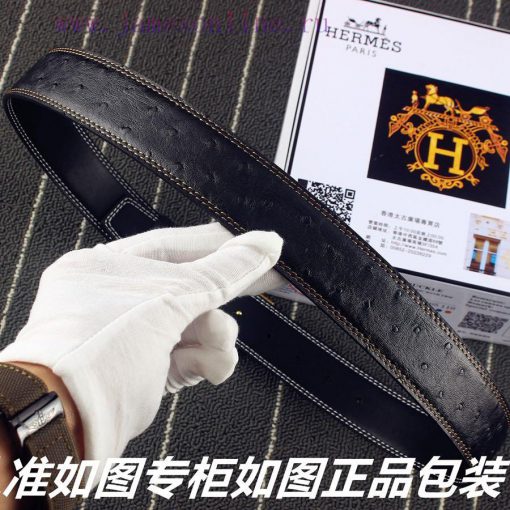 Hermes Her.. Mes ️ Ostrich patternIdentify and receive a punch as a giftMaterial: 100% head irld9qk3 - Image 9