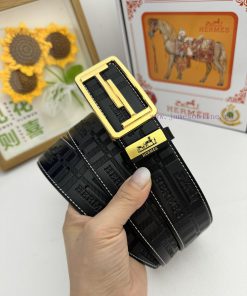 Hermes Hermès  Material: Leather Belt with 100% Head Layer. The leather belt is guaranteed t 7a05n3fa