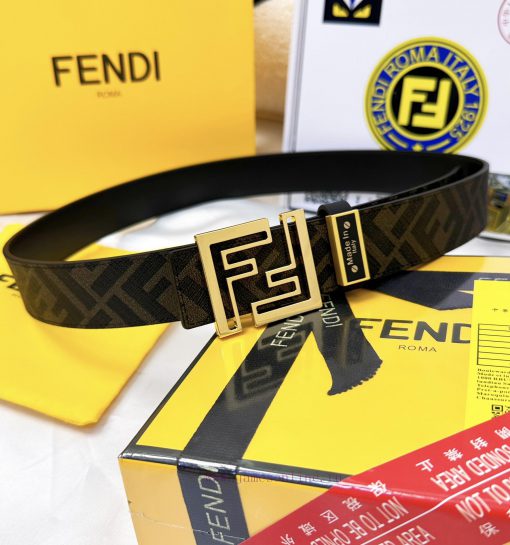 Belt FENDI Fendi ReproductionThe waistband is made of 100% cowhide, ensuring a double-layer nt6pyqxy - Image 8