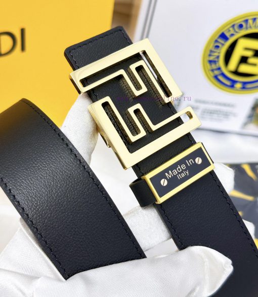 Belt FENDI Fendi ReproductionThe waistband is made of 100% cowhide, ensuring a double-layer rc8xgrjf - Image 8
