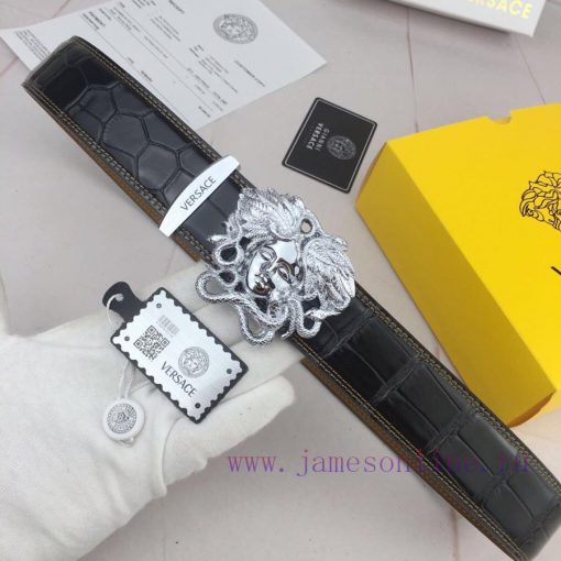 Versace Versace Top RemakesNew crocodile patternGrade: Imported from Italy, 100% original fa 5gz1n53q - Image 3