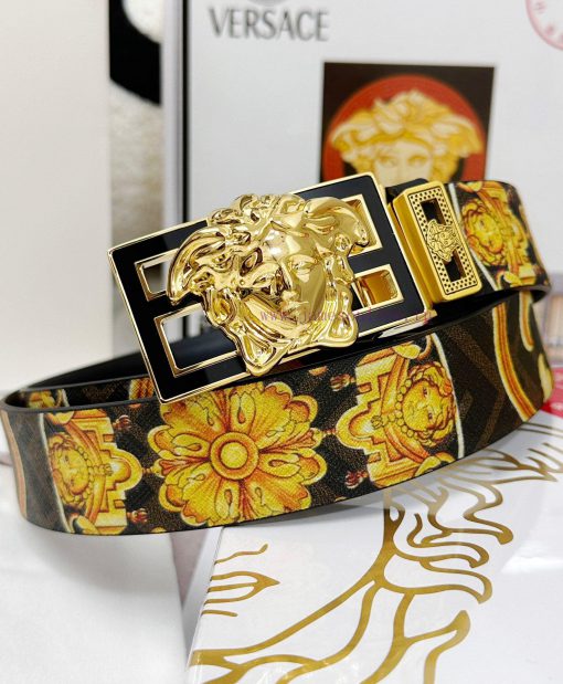 Belt Versace Versace Top Remakes-The waistband is made of 100% imported original cowhide, en j1vhpm01 - Image 4