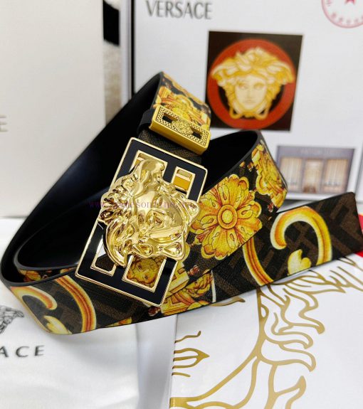 Belt Versace Versace Top Remakes-The waistband is made of 100% imported original cowhide, en ff2qjkvb - Image 5