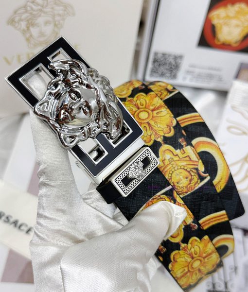 Belt Versace Versace Top Remakes-The waistband is made of 100% imported original cowhide, en j1vhpm01 - Image 9