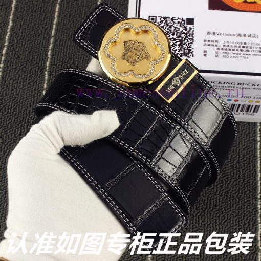 Versace Ver... sace ️ Crocodile patternIdentify and receive a punch as a giftThe material is eqce6f8j