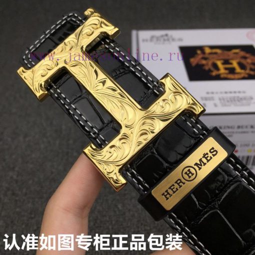 Hermes Hermes Crocodile Pattern. 0Grade: Italian imported 100% top layer cowhide, Hermes. He v5vhti5m - Image 7