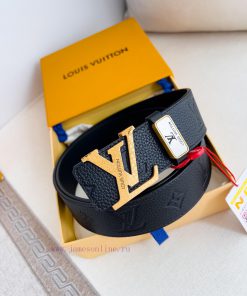 LV... Louis Vuitton Belt and BeltsBuckle, classic pure steel material buckle, top layer cowh 5nwuls3x