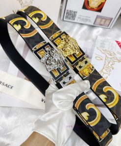 Belt Versace Versace Top RemakeThe waistband is made of 100% head layer cowhide, ensuring ge cf9pq3gr