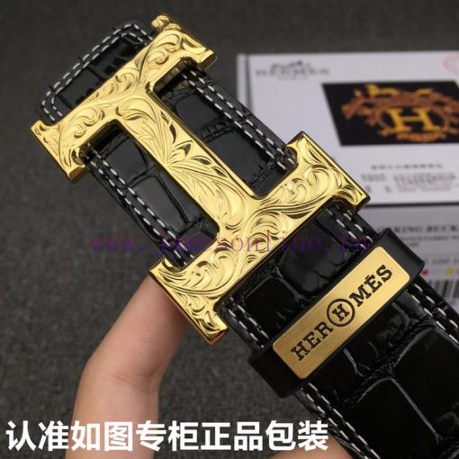 Hermes Hermes Crocodile Pattern. 0Grade: Italian imported 100% top layer cowhide, Hermes. He 01svjlxz - Image 9