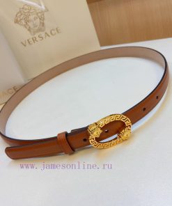 Versace Versace 2.0cm thin waistband made of original soft leather with a signature 3D buckl exwi1lpv