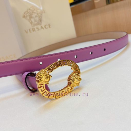Versace Versace 2.0cm thin waistband made of original soft leather with a signature 3D buckl 2ivp6wei - Image 5