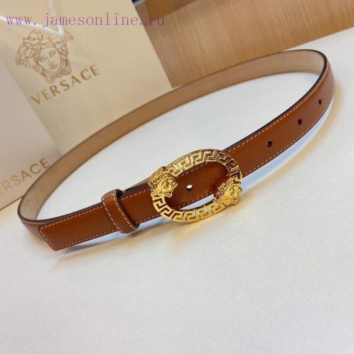 Versace Versace 2.0cm thin waistband made of original soft leather with a signature 3D buckl 6v1butwa - Image 2
