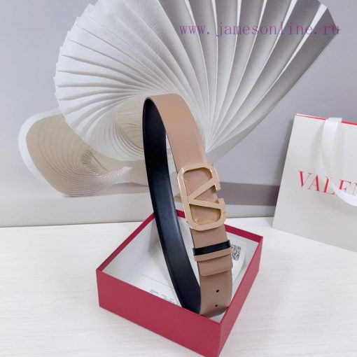 4.0cm Valentino waist belt, double-sided top layer cowhide material, length. 758.80.85.90.95 zf596qhi