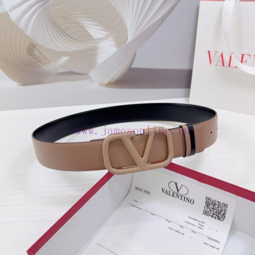 4.0cm Valentino waist belt, double-sided top layer cowhide material, length. 758.80.85.90.95 hi8lz0mh