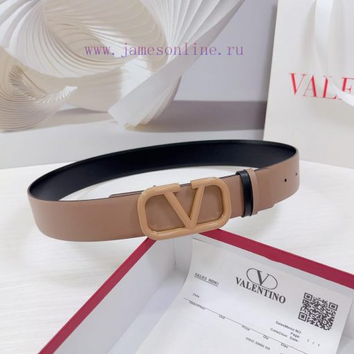 4.0cm Valentino waist belt, double-sided top layer cowhide material, length. 758.80.85.90.95 7lv4hgkp - Image 4