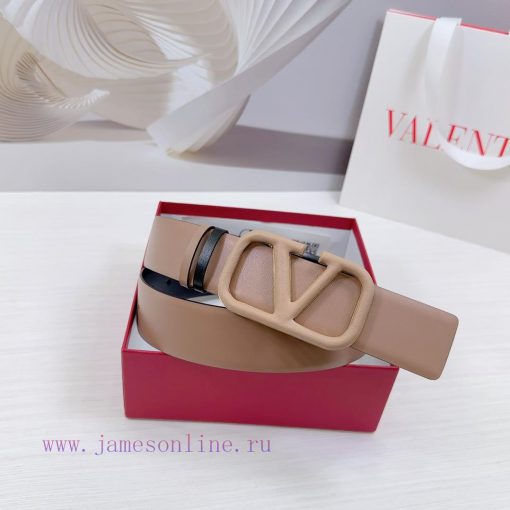 4.0cm Valentino waist belt, double-sided top layer cowhide material, length. 758.80.85.90.95 hi8lz0mh - Image 3