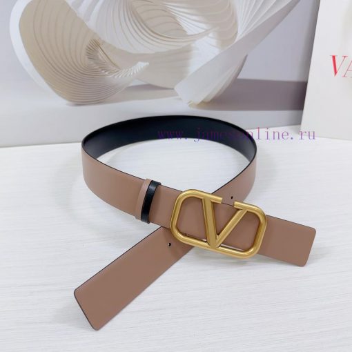4.0cm Valentino waist belt, double-sided top layer cowhide material, length. 758.80.85.90.95 n0cyurpc - Image 4