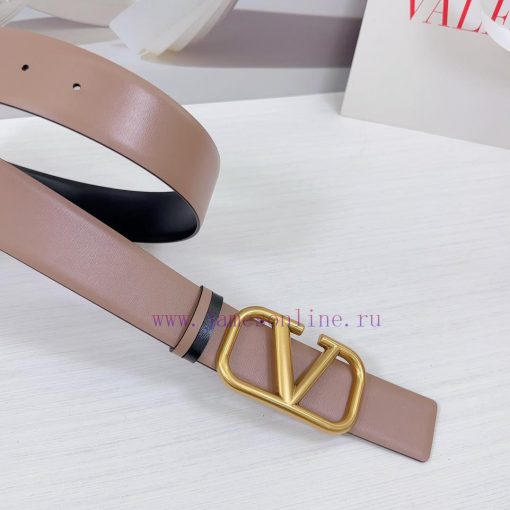 4.0cm Valentino waist belt, double-sided top layer cowhide material, length. 758.80.85.90.95 n0cyurpc - Image 7