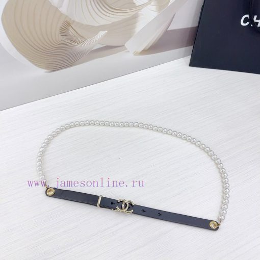 Chanel 1.5cm chain style Chanel belt, double-sided top layer cowhide material, length. 758.8 z67z06ji - Image 2