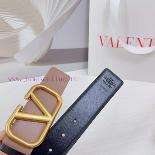 4.0cm Valentino waist belt, double-sided top layer cowhide material, length. 758.80.85.90.95 n0cyurpc - Image 9