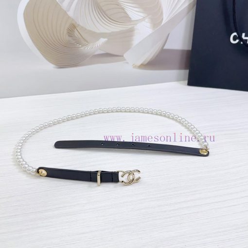 Chanel 1.5cm chain style Chanel belt, double-sided top layer cowhide material, length. 758.8 z67z06ji - Image 6