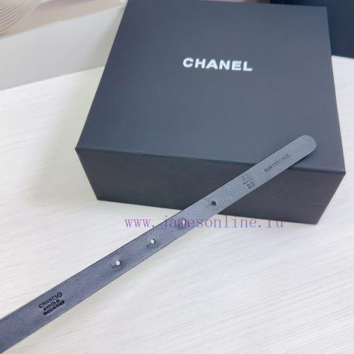 Chanel 1.5cm chain style Chanel belt, double-sided top layer cowhide material, length. 758.8 z67z06ji - Image 9
