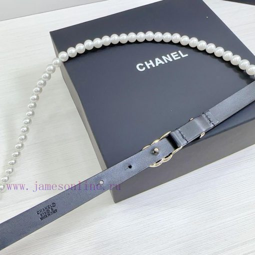 Chanel 1.5cm chain style Chanel belt, double-sided top layer cowhide material, length. 758.8 z67z06ji - Image 10