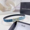 3.0cm D&G Dolce&Gabbana waist belt, made of special denim fabric paired with top layer cowhi qx63kmkh