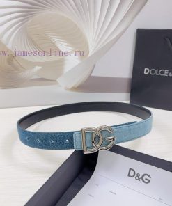 3.0cm D&G Dolce&Gabbana waist belt, made of special denim fabric paired with top layer cowhi l5prcxmw