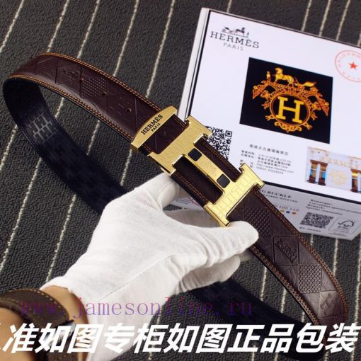 Hermes Her..mes️Identify and receive a punch as a giftMaterial: 100% head layer cowhide belt hiyhxkna - Image 4