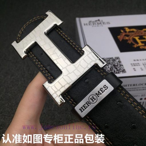 Hermes Hermes ostrich patternGrade: Italian imported 100% top layer cowhide, Hermes. Herm è bpnjhpgb - Image 7