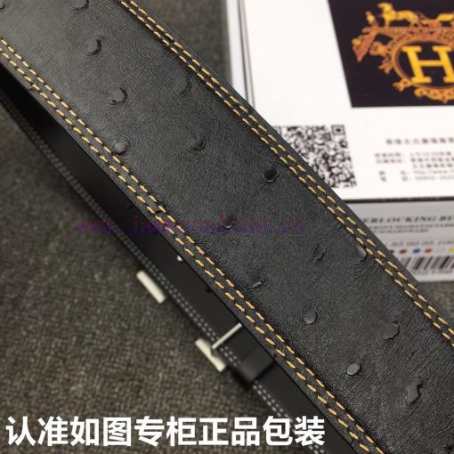 Hermes Hermes ostrich patternGrade: Italian imported 100% top layer cowhide, Hermes. Herm è bpnjhpgb - Image 9