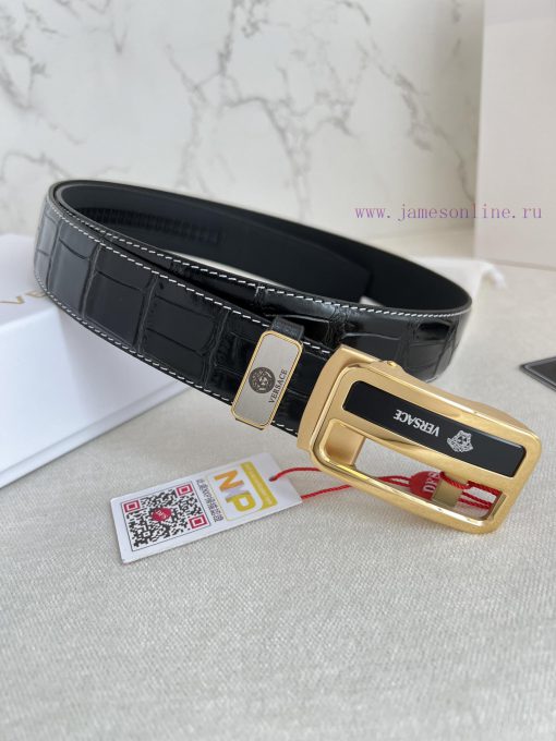 Versace Versace. ️ Belt and belt automatic beltAutomatic belt, classic head buckle made of p rex5nudw