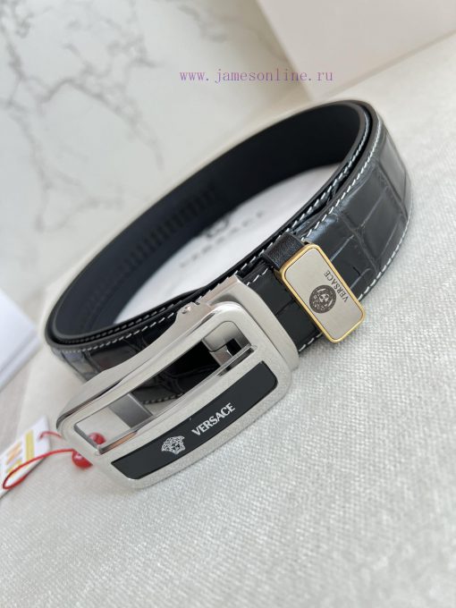 Versace Versace. ️ Belt and belt automatic beltAutomatic belt, classic head buckle made of p 0dilzwt7 - Image 3