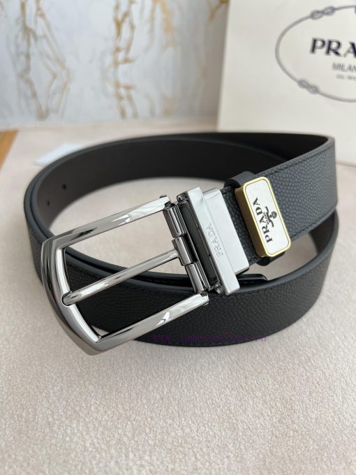 Prada PRADA ️ Belt and beltNeedle buckle, original classic boutique rotating needle buckle, vq6n7tft - Image 2