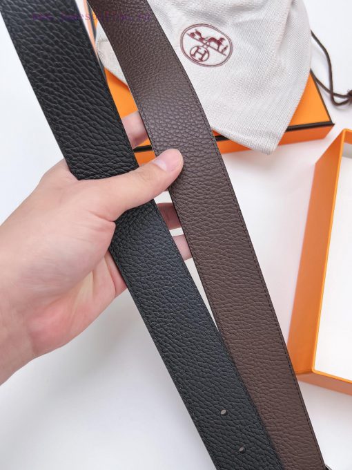 Hermes inch 5 2Material: Customer supplied natural drop grain lychee patterned tire leather, yf7xo45b - Image 7