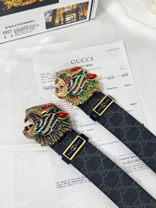 Belt Gucci Gucci️The waistband is made of 100% cowhide, ensuring genuine leather and diamond 91vlnrkp - Image 10