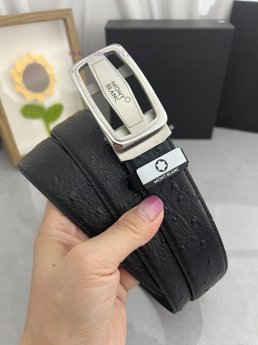 Montblanc Automatic BeltMaterial: Leather Belt with 100% Head Layer. The leather belt is gua zp4hqldl - Image 2