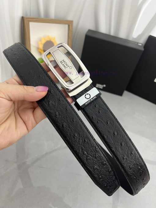 Montblanc Automatic BeltMaterial: Leather Belt with 100% Head Layer. The leather belt is gua zp4hqldl - Image 3