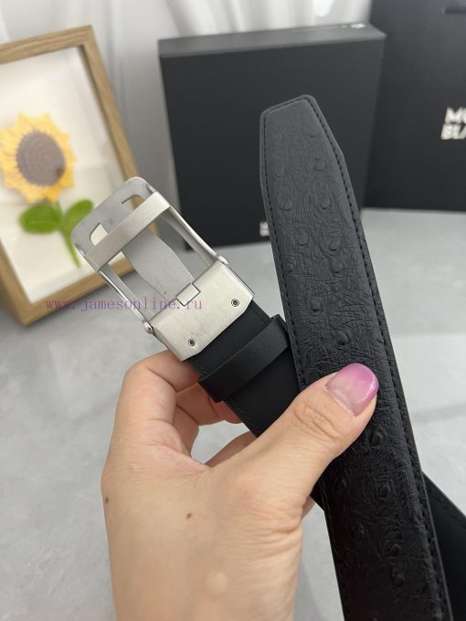 Montblanc Automatic BeltMaterial: Leather Belt with 100% Head Layer. The leather belt is gua zp4hqldl - Image 7