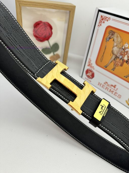 Hermes Hermès  Material: Leather Belt with 100% Head Layer. The leather belt is guaranteed t k5d9pz2z - Image 8