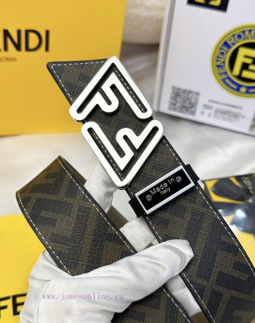 Belt FENDI Fendi ReproductionBelt made of 100% top layer cowhide, ensuring genuine leather d dfhmdrpl - Image 3