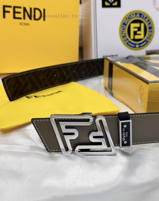 Belt FENDI Fendi ReproductionBelt made of 100% top layer cowhide, ensuring genuine leather d xtaiwcjf - Image 8