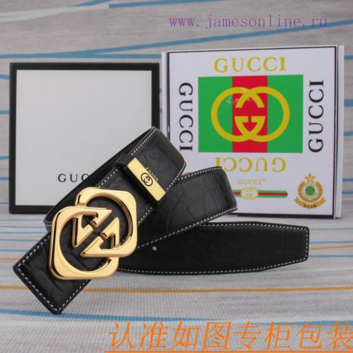 Belt and belt Gucci leather beltMen's belt material: 100% head layer cowhide belt, guarantee 8h55wzb8 - Image 2