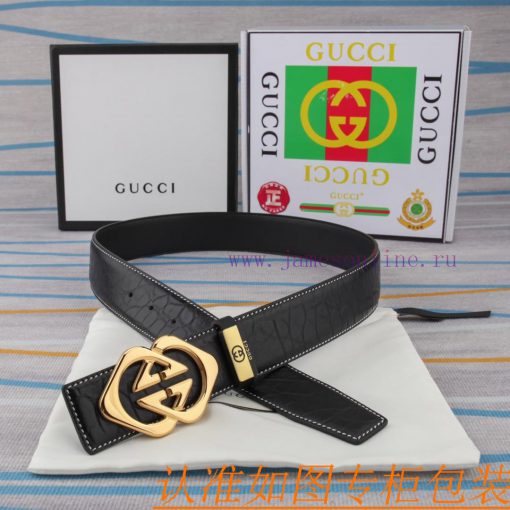 Belt and belt Gucci leather beltMen's belt material: 100% head layer cowhide belt, guarantee 8h55wzb8 - Image 6